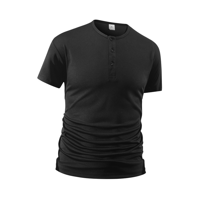 Zomer Heren Effen Kleur Fitnes - Shirt Camp Collar recensie en prijs