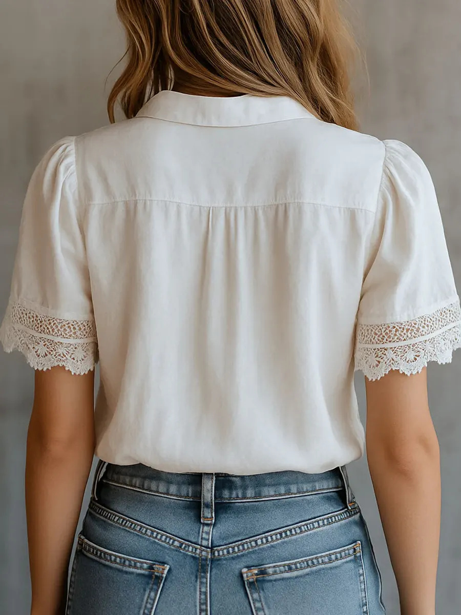 Elegante damesoverhemden Casua - Linen Shirt Breathable recensie en prijs